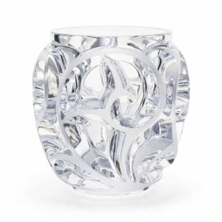 Lalique Tourbillons Vase XXL Clear | Kneen & Co