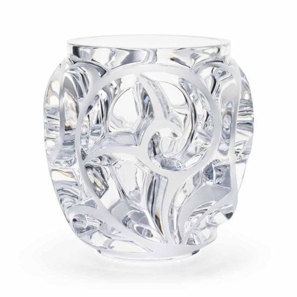 Lalique Tourbillons Vase XXL Clear | Kneen & Co