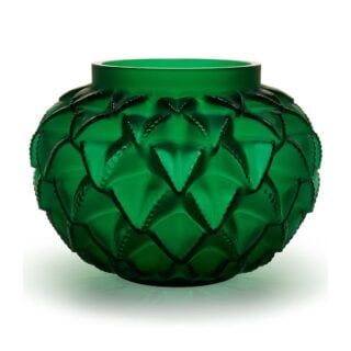 Lalique Languedoc Grand Vase Green