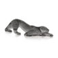 Lalique Zeila Panther Small Sculpture Gray | Kneen & Co