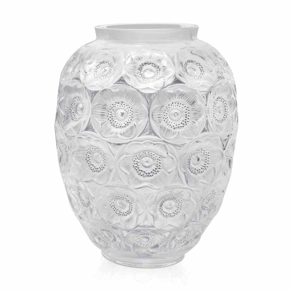 LALIQUE-10518200-Vase-Anemones-GM-incolore-EdNum-1200x1200-100KB Lalique Anemones Grand Vase Black Enameled | Kneen & Co