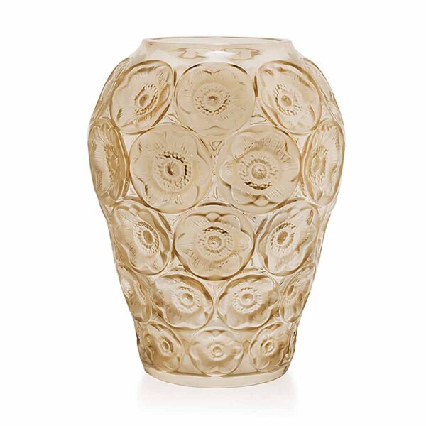 LALIQUE-10518500-anemones-vase-gold-luster-1200x1200-100KB Lalique Anemones Vase Gold Luster | Kneen & Co