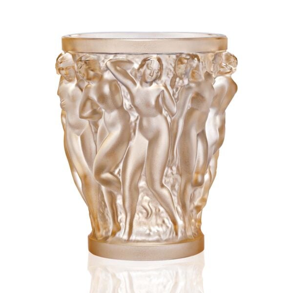 LALIQUE-10547600-Vase-Bacchantes-SS-Gold-lustre-HD-1200x1200-100KB Lalique Bacchantes Small Vase Gold Luster | Kneen & Co