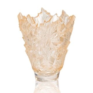 Lalique Champs-Élysées Vase Gold Luster | Kneen & Co