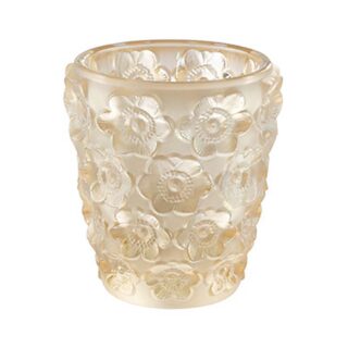 Lalique Anemones Votive Gold Luster | Kneen & Co