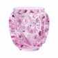 Lalique Tourbillons Vase Pink Luster | Kneen & Co
