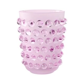 Lalique Mossi XXL Vase Pink Luster | Kneen & Co