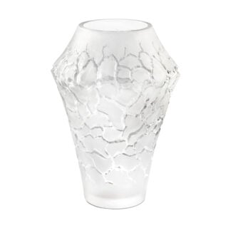 Lalique Caldera Vase Clear | Kneen & Co