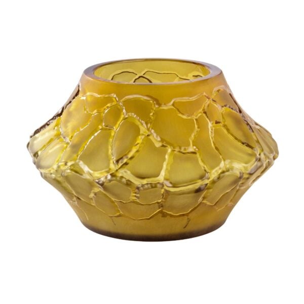 LALIQUE-10829600-Caldera--Vase-Votive-SS-Canyon-1200x1200-100KB Lalique Caldera Small Vase-Votive Canyon | Kneen & Co