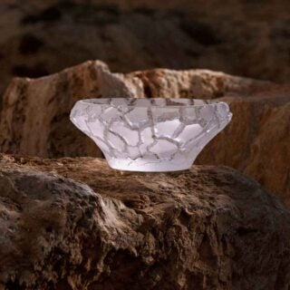 Lalique Caldera Bowl Clear | Kneen & Co