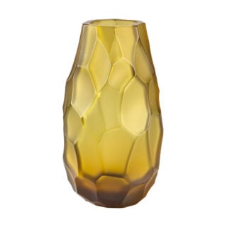 Lalique Silex Small Vase Canyon | Kneen & Co