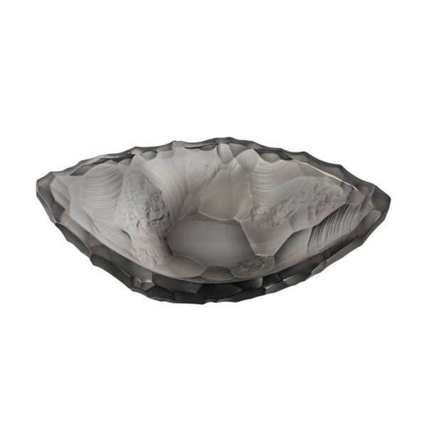 Lalique Silex Small Bowl Gray | Kneen & Co