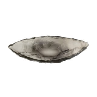 Lalique Silex Bowl Gray | Kneen & Co
