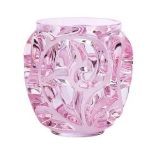 Lalique Tourbillons XXL Vase Pink Luster | Kneen & Co