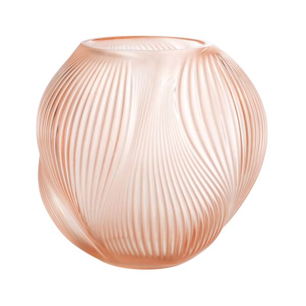 LALIQUE-10856100-Vase-ALIZE-PM-patine-corail-HD-1200x1200-100KB Lalique Alizé Small Vase with Coral Patina Crystal | Kneen & Co