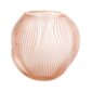 Lalique Alizé Small Vase with Coral Patina Crystal | Kneen & Co