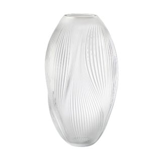 Lalique Alizé XXL Vase Clear | Kneen & Co