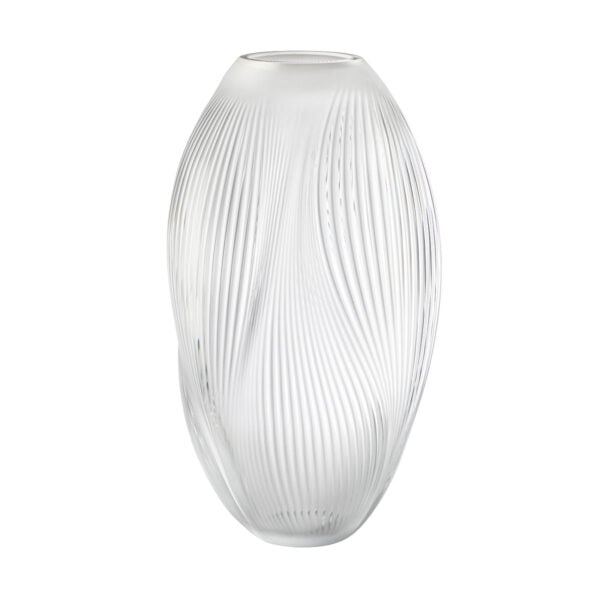 Lalique Alizé XXL Vase Clear | Kneen & Co