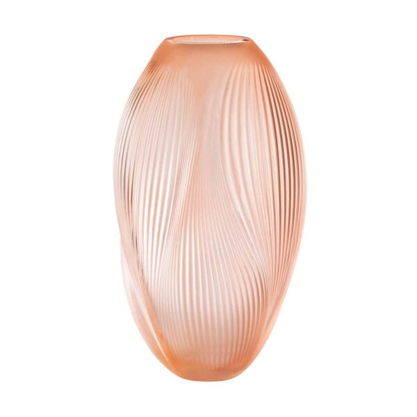 LALIQUE-10856800-Vase-ALIZE-XL-patine-corail-HD-1200x1200-100KB Lalique Alizé XXL Vase with Coral Patina Crystal | Kneen & Co
