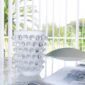 Lalique Iconic Mossi Vase Clear set on table | Kneen & Co