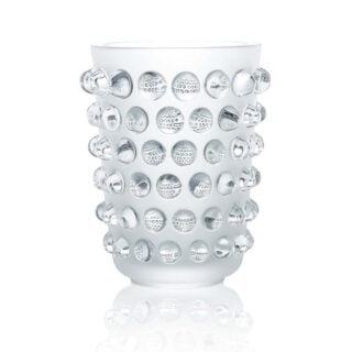 Lalique Iconic Mossi Vase Clear | Kneen & Co