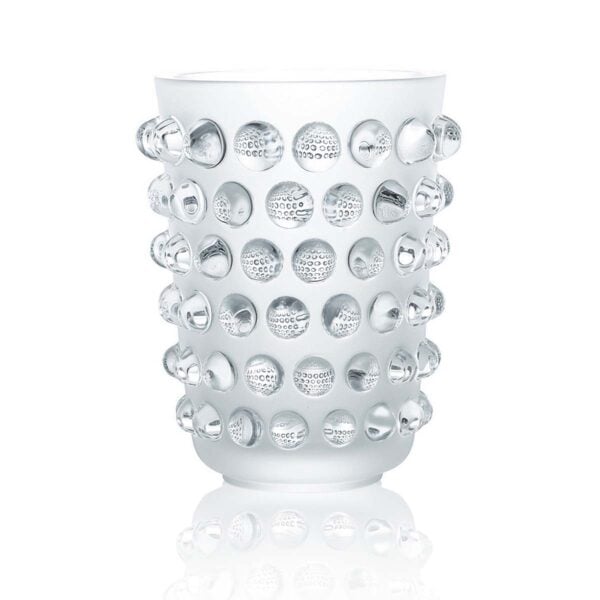 Lalique Iconic Mossi Vase Clear | Kneen & Co