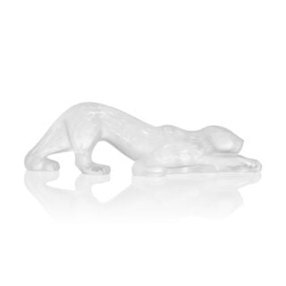 Lalique Zeila Panther Small Sculpture Clear | Kneen & Co