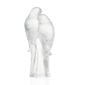 Lalique 2 Parakeets Sculpture Clear | Kneen & Co