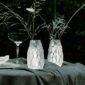 Lalique Silex Small Vase set on table | Kneen & Co