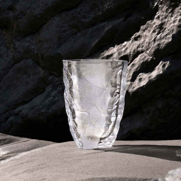 LALIQUE-SILEX-10846400-Lifestyle-Image-1200w-100KB Lalique Silex Large Vase Clear set on table | Kneen & Co