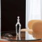 Lalique 100 POINTS Vintage Decanter set on table | Kneen & C0