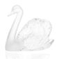 Lalique Swan Head Up Sculpture Clear | Kneen & Co