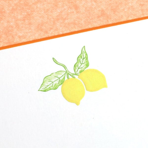The Printery Lemons Note Cards | Kneen & Co