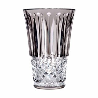 Saint-Louis Crystal Tommyssimo Flannel Grey Medium Vase | Kneen & Co