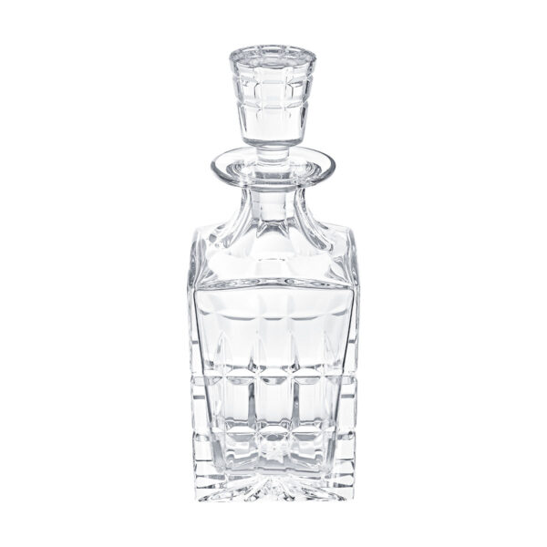 SAINTLOUIS-12620400-Manhattan-squaredecanter-divingview-1200x1200-100KB Saint-Louis Crystal Manhattan Square Decanter | Kneen & Co