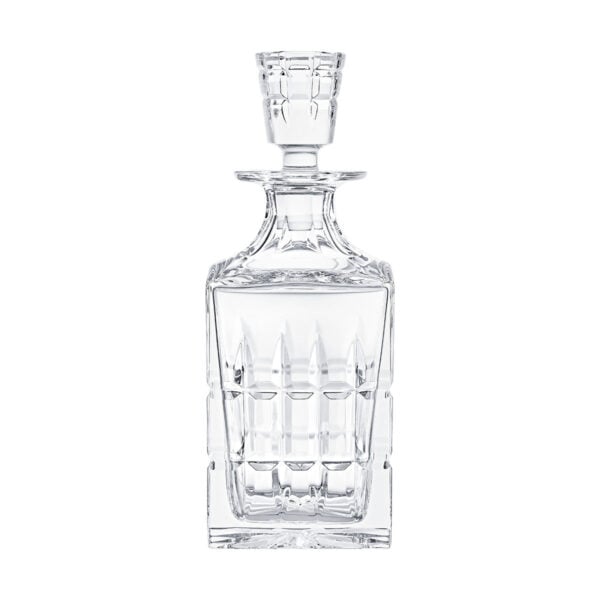 SAINTLOUIS-12620400-Manhattan-squaredecanter-front-1200x1200-100KB Saint-Louis Crystal Manhattan Square Decanter | Kneen & Co