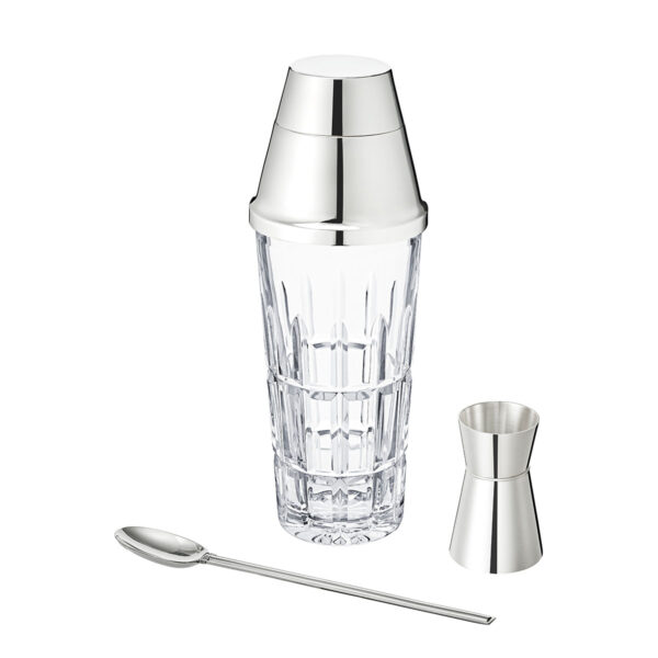 SAINTLOUIS-12690200-Manhattan-Shakenmixset-divingview-1200x1200-100KB Saint-Louis Crystal Manhattan Mixology Set | Kneen & Co