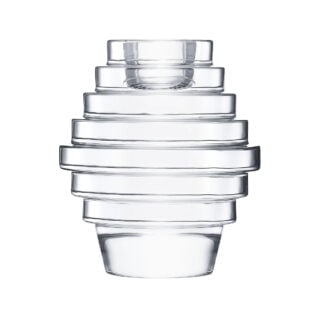 Saint-Louis Crystal Oxymore Large Candlestick | Kneen & Co