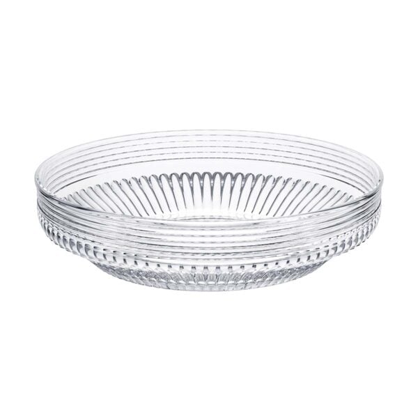 SAINTLOUIS-17012100-Cadence-Medium-bowl-Diving Saint-Louis Crystal Cadence Medium Bowl | Kneen & Co