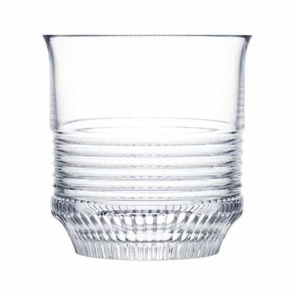 SAINTLOUIS-17025700-Cadence-Medium-cynlindrical-tumbler-Front Saint-Louis Crystal Cadence Medium Cylindrical Tumbler | Kneen & Co