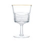Saint-Louis Crystal Cadence Gold Rim Wine Glass No. 3 | Kneen & Co