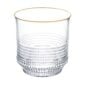 Saint-Louis Crystal Cadence Gold Rim Medium Cylindrical Tumbler | Kneen & Co