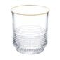 Saint-Louis Crystal Cadence Gold Rim Large Cylindrical Tumbler | Kneen & Co