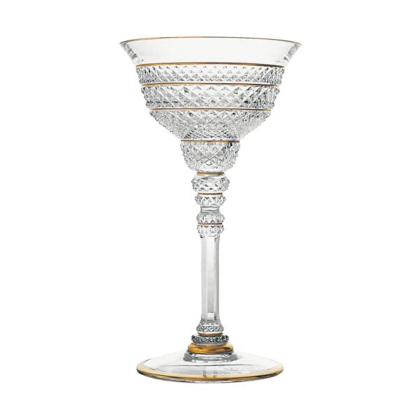 SAINTLOUIS-34108400-Extravagance-Gold-Rim-Champagne-Saucer-1200x1200-100KB Saint-Louis Crystal Extravagance Champagne Coupe | Kneen & Co