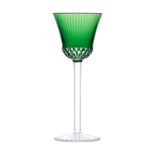 Saint Louis Crystal Apollo Green Colored Hock | Kneen & Co