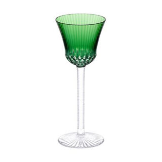 Saint Louis Crystal Apollo Green Colored Hock | Kneen & Co