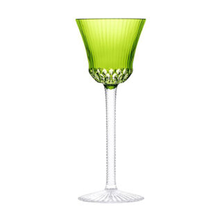 Saint Louis Crystal Apollo Chartreuse Colored Hock | Kneen & Co