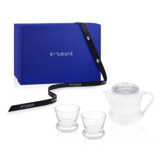 Saint-Louis Crystal Apollo Great Full-Bodied Tea Set with Gift Box| Kneen & Co