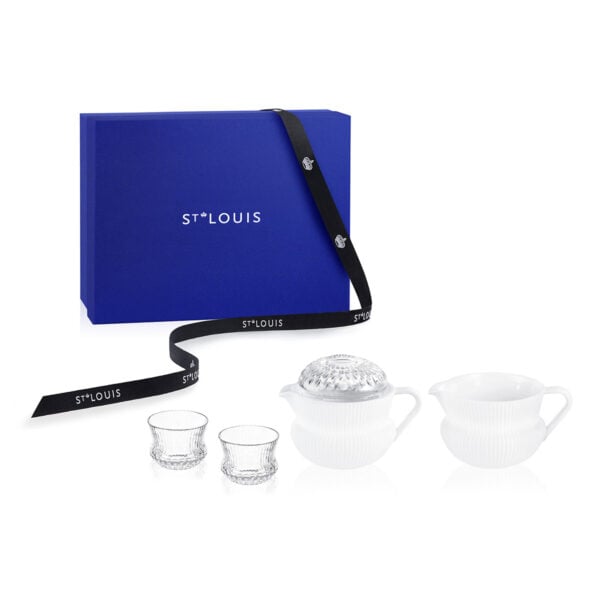 Saint-Louis Crystal Apollo Charming Tea Set with Gift Box| Kneen & Co