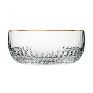Saint Louis Crystal Apollo Gold Rim Cup | Kneen & Co